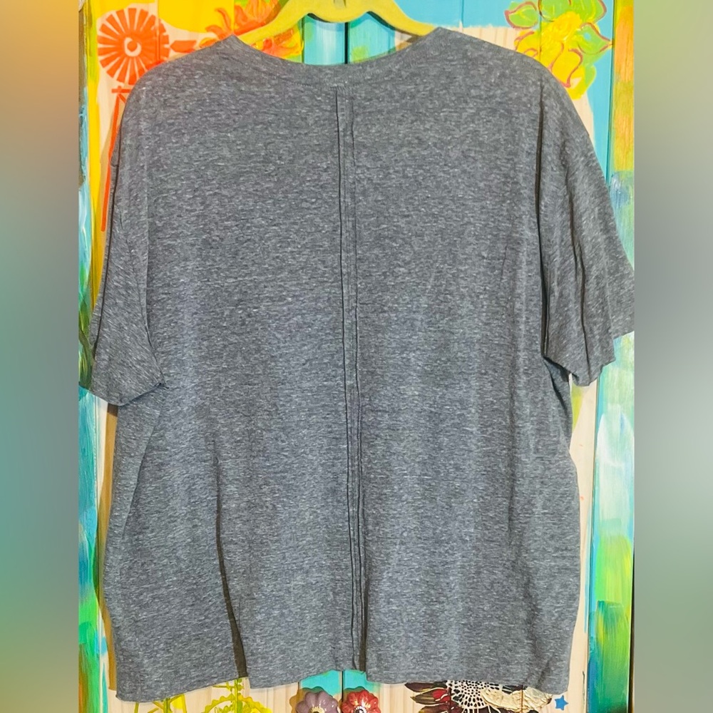 Tricia Fix x Free People Charm Tee in Heather Gray - Picture 2 of 7